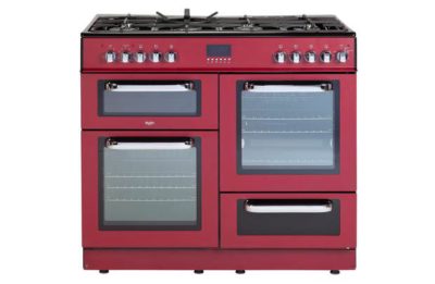 Bush BFCX100DFB Dual Fuel Range Cooker - Burgandy